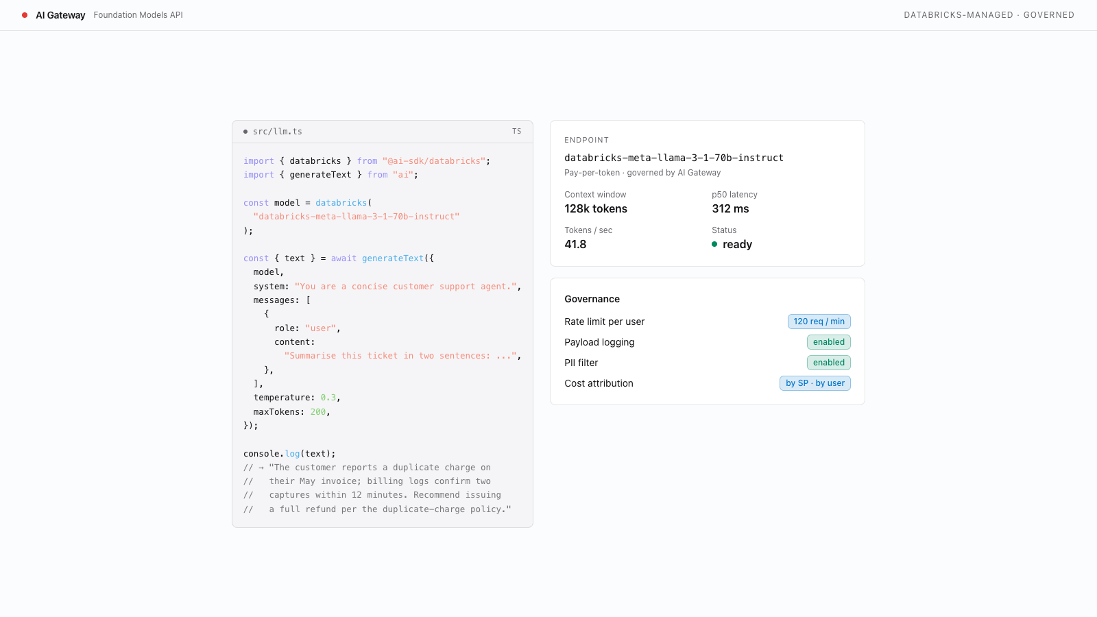 Query AI Gateway Endpoints preview